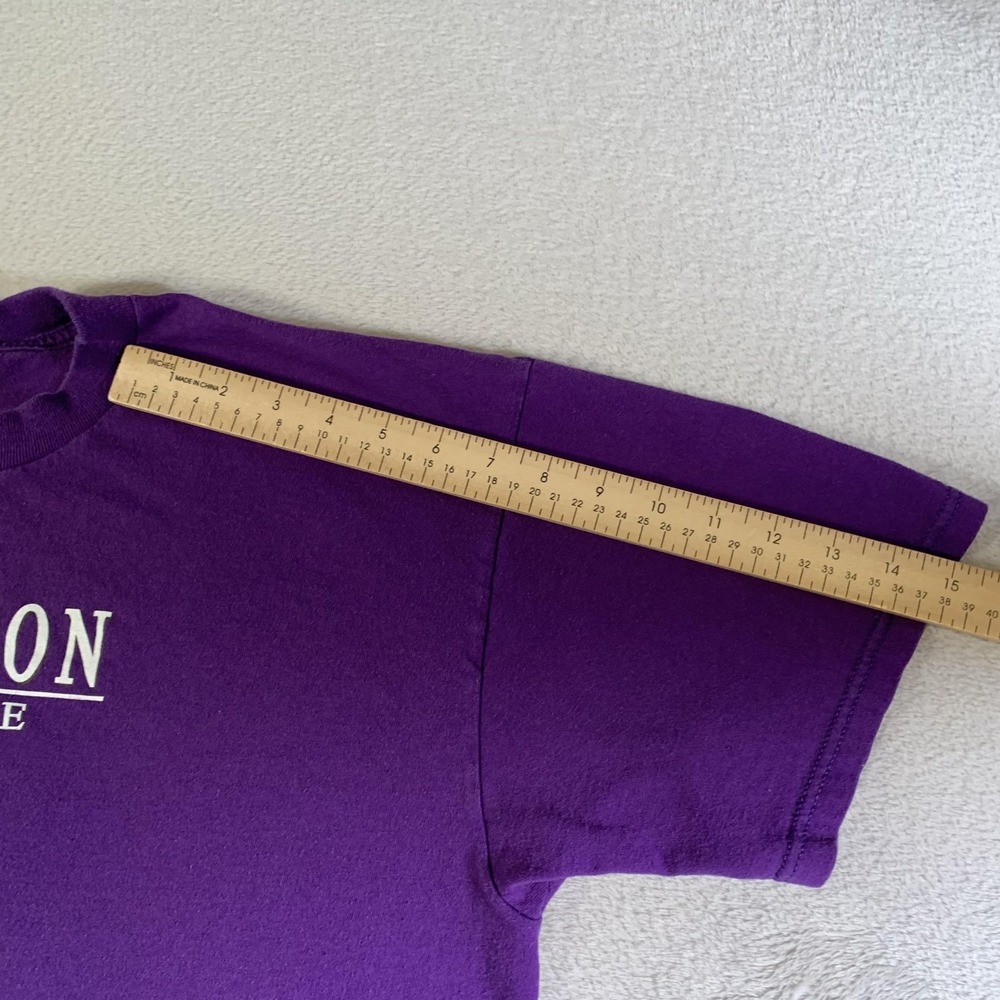 Vintage Tarleton State Shirt Mens Large Purple College Graphic Jerzees USA 90s - Picture 7 of 8